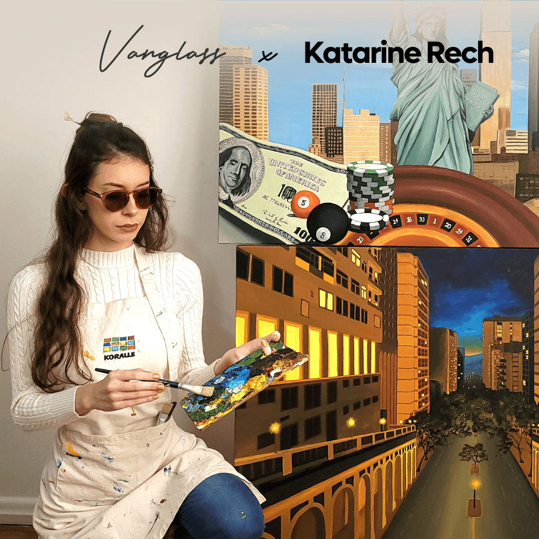 Katarine Rech - A arte através da pintura - Vanglass Eyewear